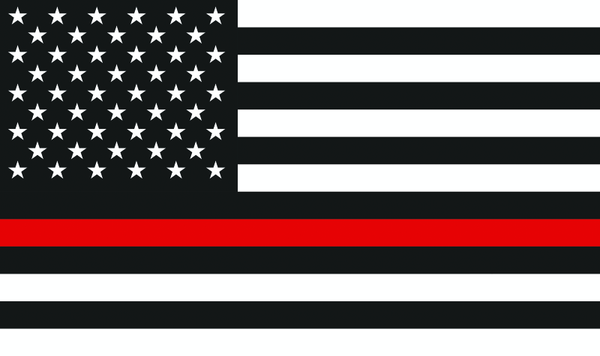 DragonFire Racing Whip Flag - Back the Red - Bull Strap