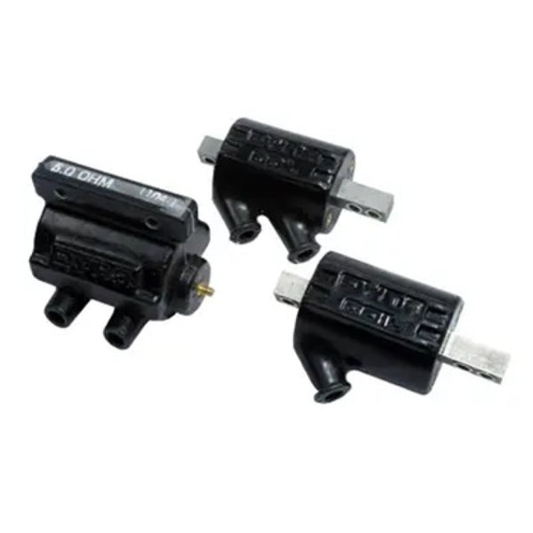 Dynatek Ignition Coil Set - Dual Output - 3 Ohm Single Plug/Dual Fire - Bull Strap
