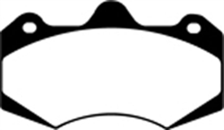 EBC 01-04 Aston Martin Vanquish 5.9 (AP Caliper) Yellowstuff Front Brake Pads - Bull Strap