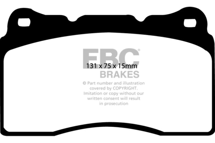EBC 04-08 Acura TL 3.2 (Manual)(Brembo) Ultimax2 Front Brake Pads - Bull Strap