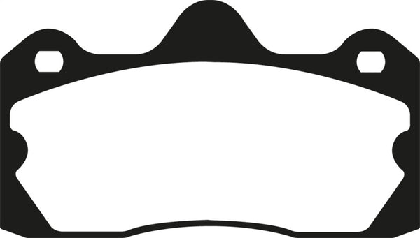 EBC 10+ Lotus Evora 3.5 Redstuff Rear Brake Pads - Bull Strap