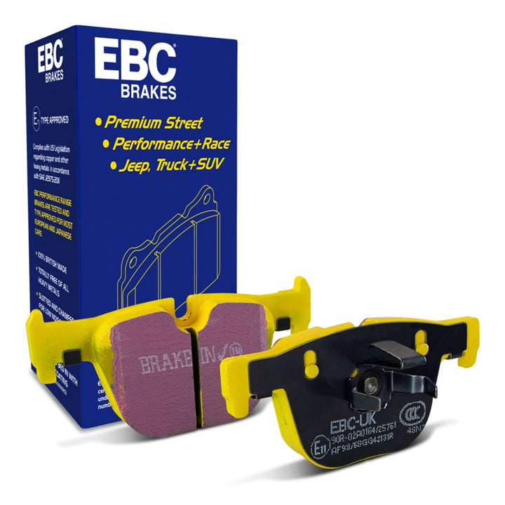 EBC 12+ BMW 335 3.0 Turbo (F30) Yellowstuff Rear Brake Pads - Bull Strap