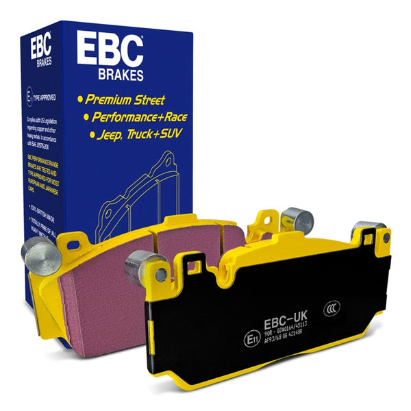 EBC 12+ BMW M5 4.4 Twin Turbo (F10) Yellowstuff Front Brake Pads - Bull Strap
