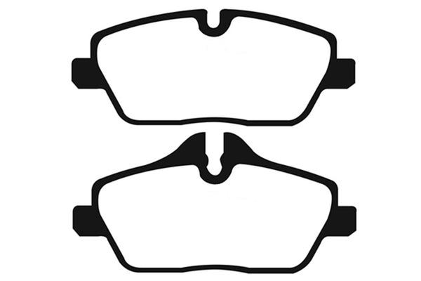 EBC 14+ BMW I3 Electric Ultimax Front Brake Pads - Bull Strap
