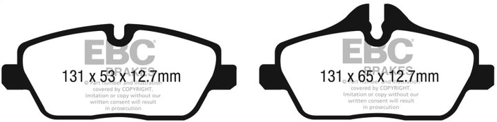 EBC 14+ BMW I3 Electric Ultimax Front Brake Pads - Bull Strap