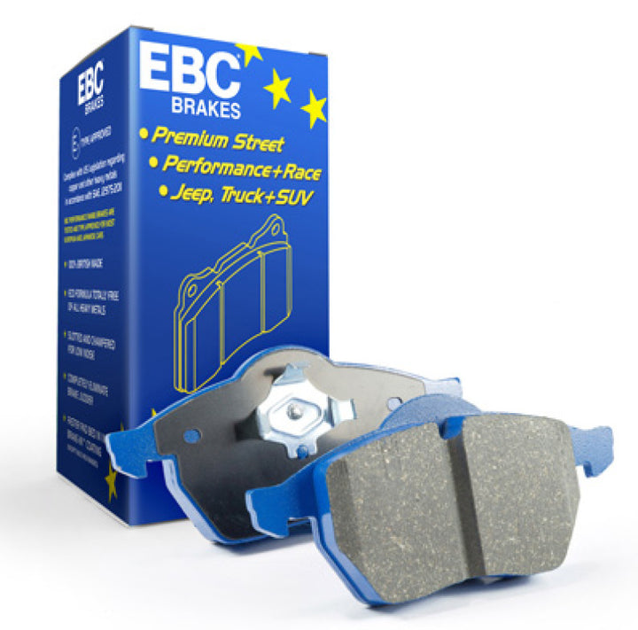 EBC 16-21 Fiat 124 Spider 1.4T Bluestuff Rear Brake Pads - Bull Strap