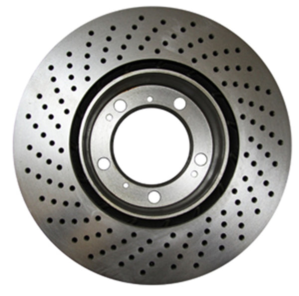 EBC 18-21 Subaru WRX STi 2.5T RK Premium Drilled Front Rotors - Bull Strap