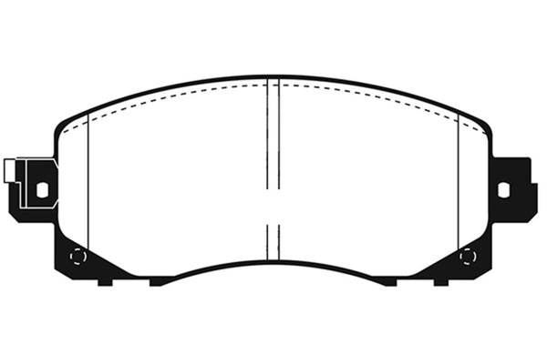 EBC 18+ Subaru Crosstrek 2 Ultimax Front Brake Pads - Bull Strap