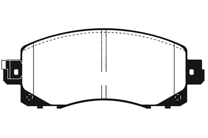 EBC 18+ Subaru Crosstrek 2 Ultimax Front Brake Pads - Bull Strap