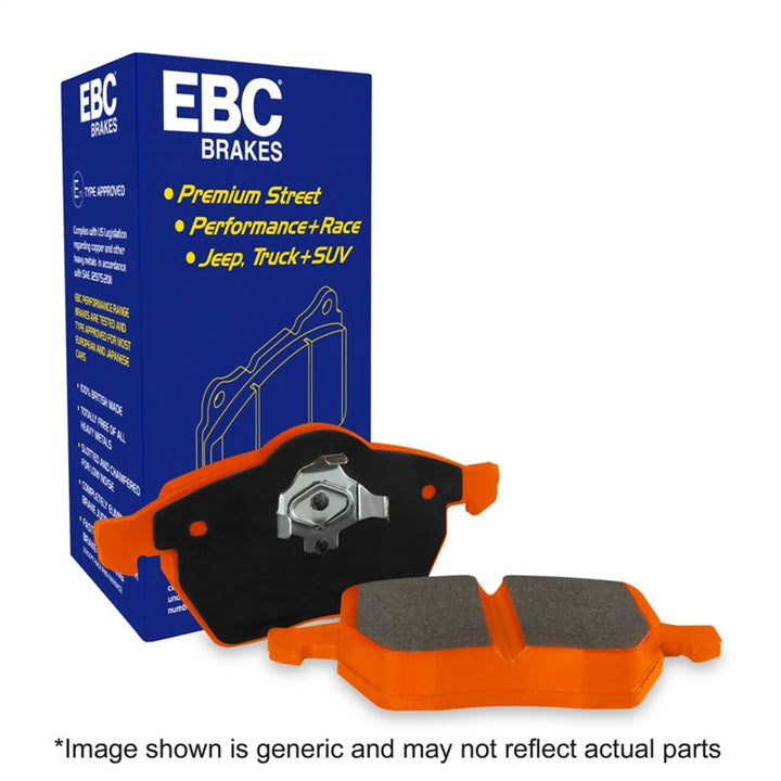 EBC 2016+ Chrysler Pacifica (Ru) 3.6L Extra Duty Front Brake Pads - Bull Strap