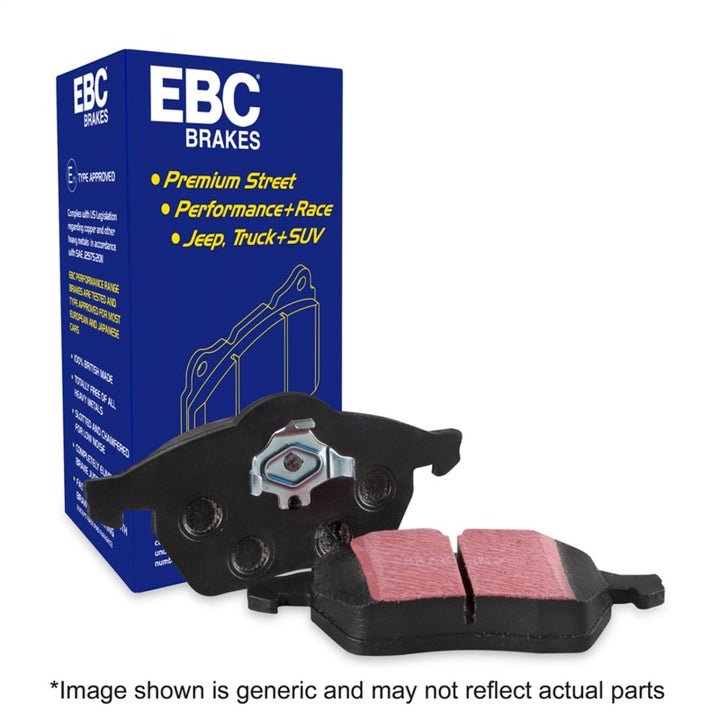 EBC 2019+ Hyundai Veloster Turbo N (2nd Gen) 2.0L Ultimax Front Brake Pads - Bull Strap