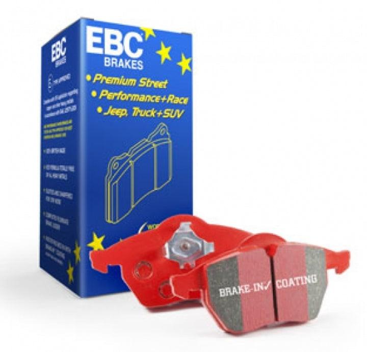 EBC 2019+ Toyota GR Supra (w/13in Rear Rotor) Redstuff Rear Brake Pads - Bull Strap