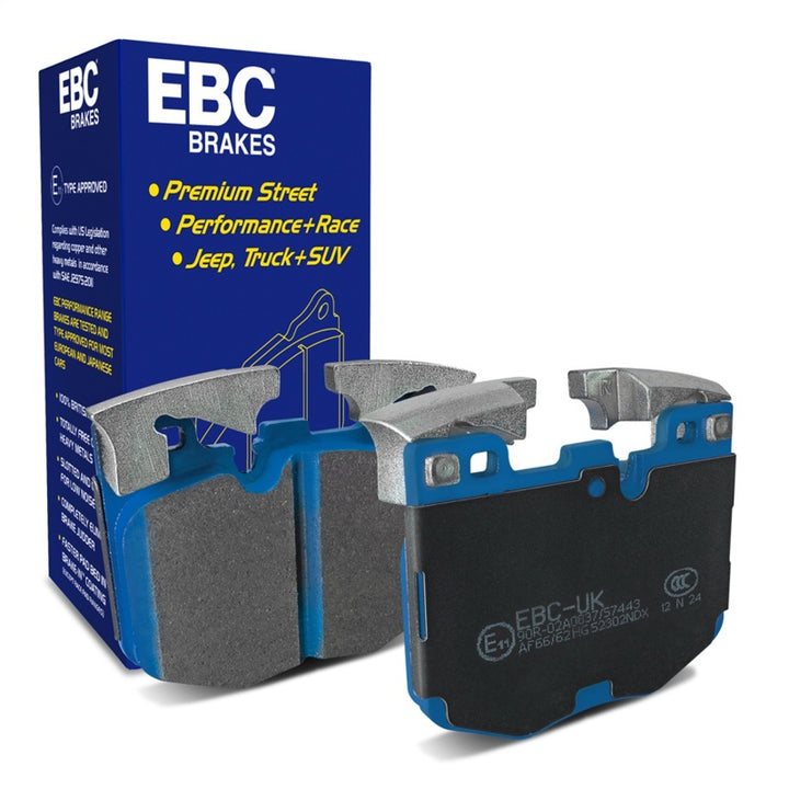 EBC 2021+ BMW G20 3-Series Bluestuff Front Brake Pads - Bull Strap