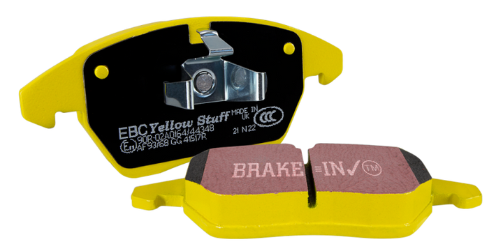 EBC 2022+ Toyota GR Yaris Yellowstuff Rear Brake Pads - Bull Strap