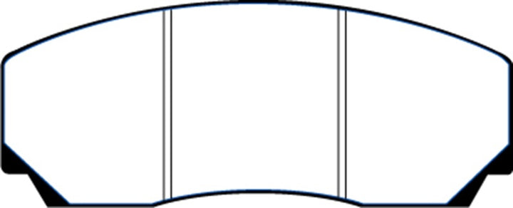 EBC 90-00 Aston Martin Vantage 5.3 (Twin Supercharged)(AP) Redstuff Front Brake Pads - Bull Strap