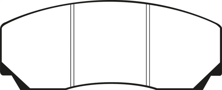 EBC 90-00 Aston Martin Vantage 5.3 (Twin Supercharged)(AP) Yellowstuff Front Brake Pads - Bull Strap