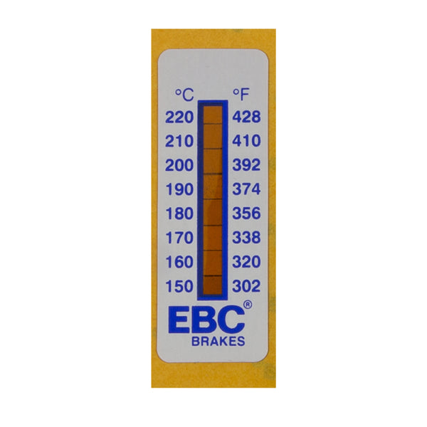 EBC Racing Level Caliper Temperature Strips (8 Pack) - Bull Strap