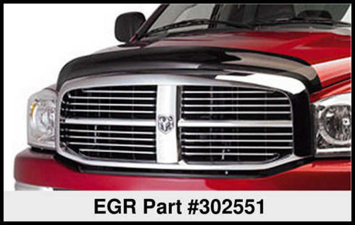 EGR 06+ Dodge F/S Pickup Superguard Hood Shield (302551) - Bull Strap