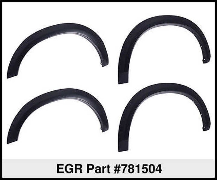 EGR 07-13 Chev Silverado 6-8ft Bed OEM Look Fender Flares - Set (781504) - Bull Strap