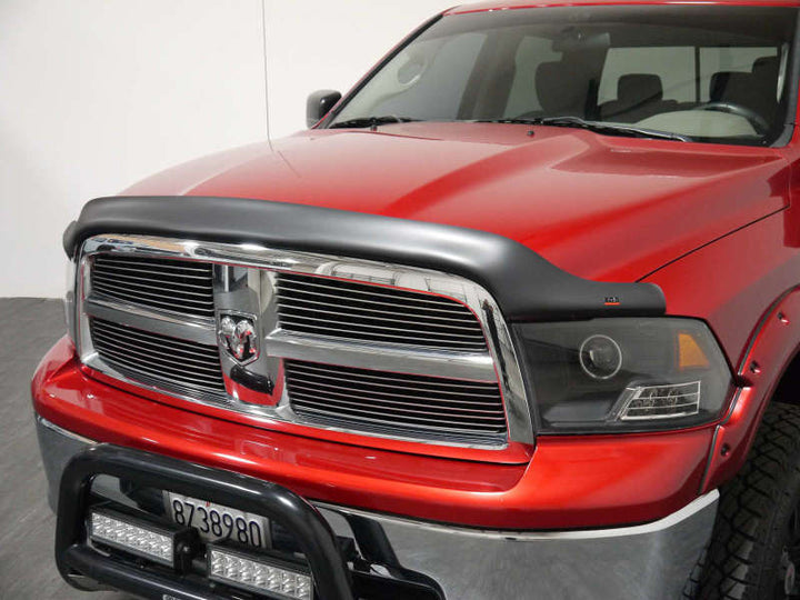 EGR 09-13 Dodge Ram Pickup Superguard Hood Shield - Matte (302655) - Bull Strap