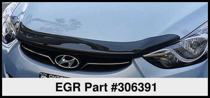 EGR 11+ Hyundai Elantra Superguard Hood Shield (306391) - Bull Strap