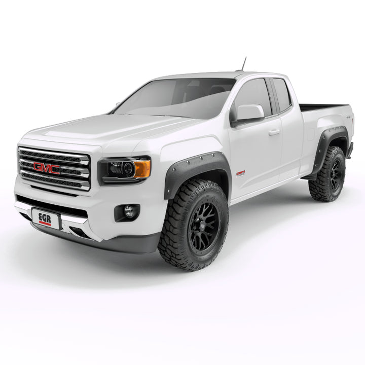 EGR 15-22 GMC Canyon SLT/SLE Denali Baseline Bolt Style Fender Flares Set of 4 - Bull Strap