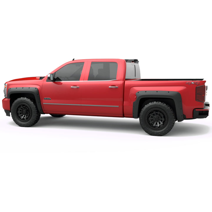 EGR 15+ Chev Silverado/GMC Sierra Crw/Dbl Cab Rear Cab Truck Spoilers (981579) - Bull Strap