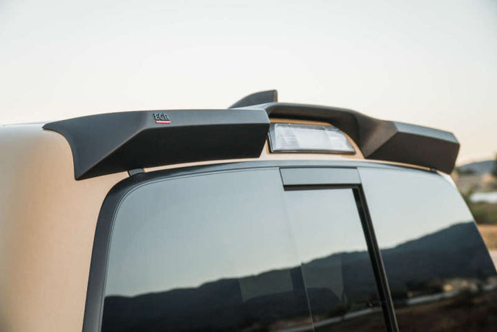 EGR 16-17 Toyota Tacoma Matte Black Truck Cab Spoiler (985089) - Bull Strap