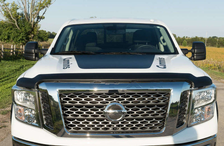 EGR 16+ Nissan Titan XD Superguard Hood Shield (305901) - Bull Strap
