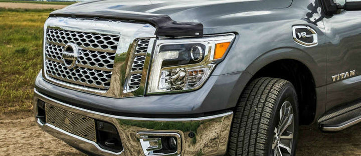 EGR 16+ Nissan Titan XD Superguard Hood Shield (305901) - Bull Strap