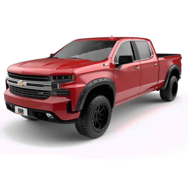 EGR 19-22 Chevrolet Silverado 1500 Baseline Bolt Style Fender Flares (Set of 4) - Bull Strap