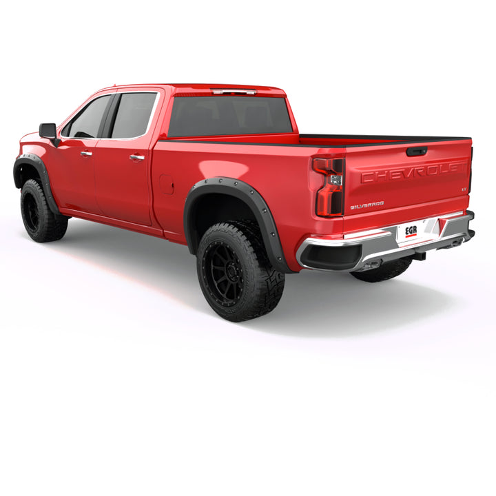 EGR 19-22 Chevrolet Silverado 1500 Baseline Bolt Style Fender Flares (Set of 4) - Bull Strap