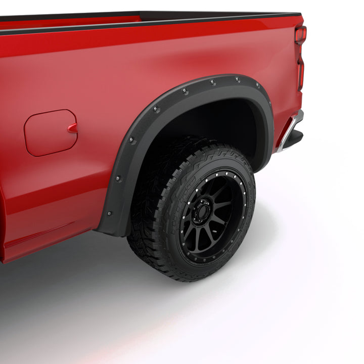EGR 19-22 Chevrolet Silverado 1500 Baseline Bolt Style Fender Flares (Set of 4) - Bull Strap