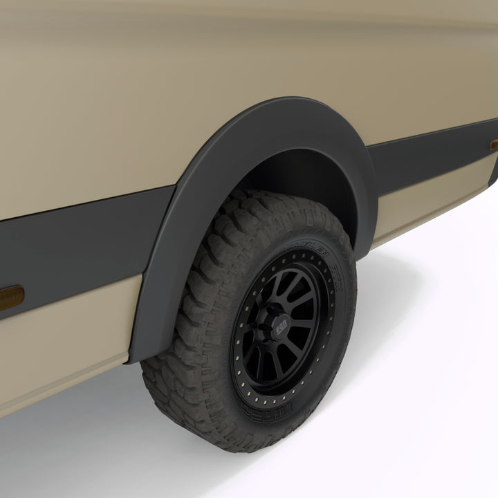 EGR 19-22 Mercedes Benz Sprinter Van Rugged Fender Flares - Set of 4 - Bull Strap