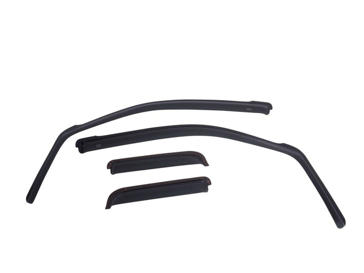 EGR 2019 Chevy 1500 Crew Cab In-Channel Window Visors - Matte - Bull Strap