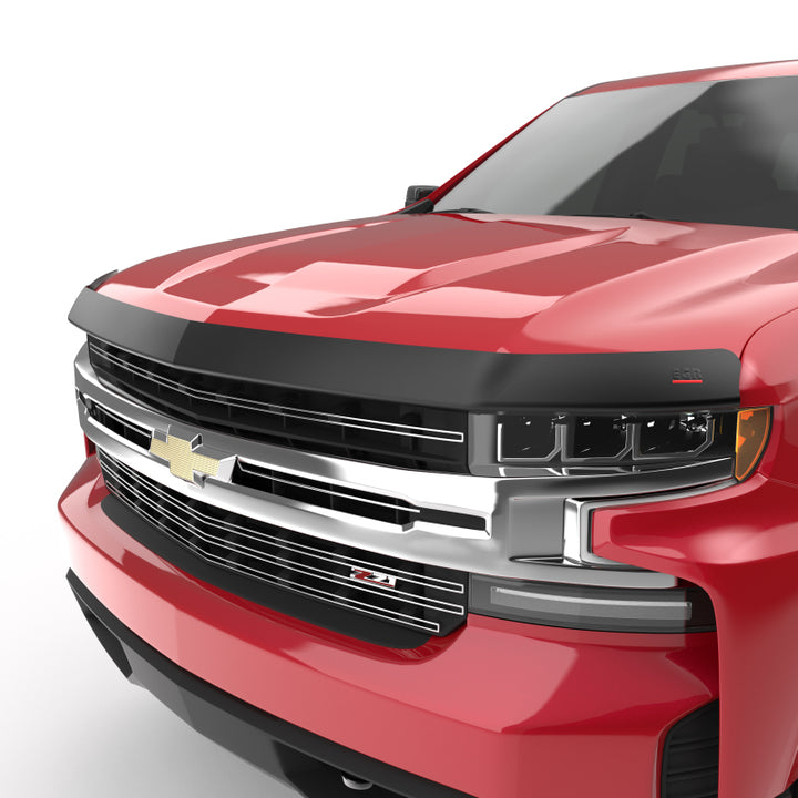 EGR 2019 Chevy 1500 Super Guard Hood Guard - Matte - Bull Strap