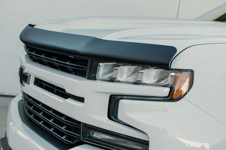 EGR 2019 Chevy 1500 Super Guard Hood Guard - Matte - Bull Strap