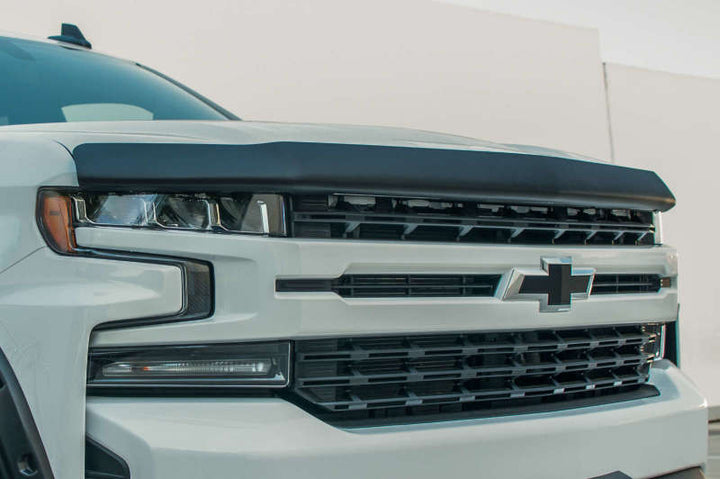 EGR 2019 Chevy 1500 Super Guard Hood Guard - Matte - Bull Strap