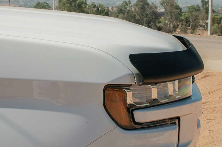 EGR 2019 Chevy 1500 Super Guard Hood Guard - Matte - Bull Strap