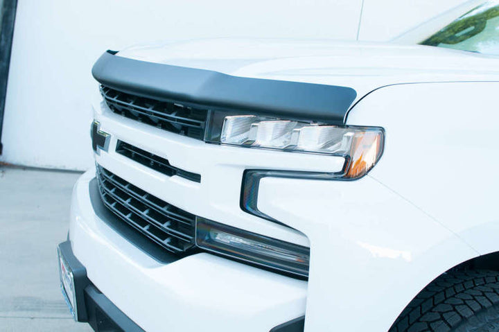 EGR 2019 Chevy 1500 Super Guard Hood Guard - Matte - Bull Strap