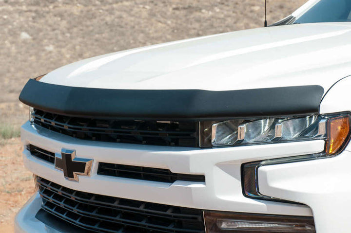 EGR 2019 Chevy 1500 Super Guard Hood Guard - Matte - Bull Strap