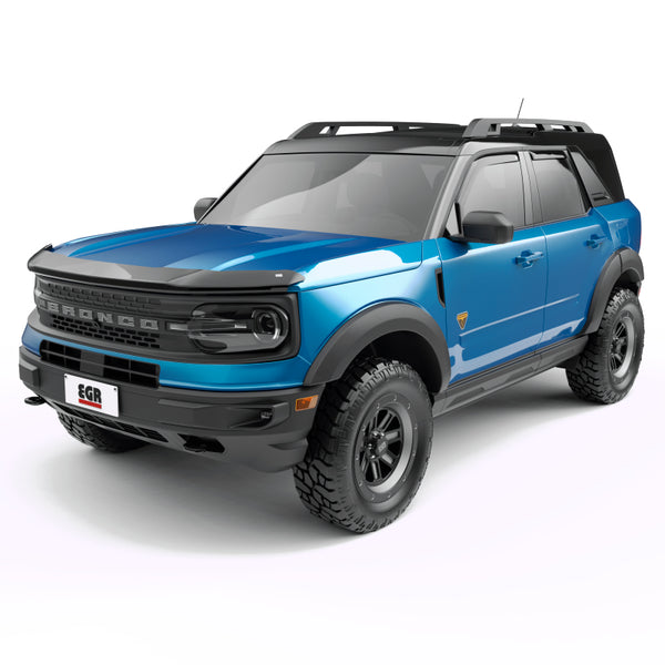 EGR 21-23 Ford Bronco Sport (Sport Utility) EGR Rugged Look Fender Flares (Set of 4) - Smooth Matte - Bull Strap