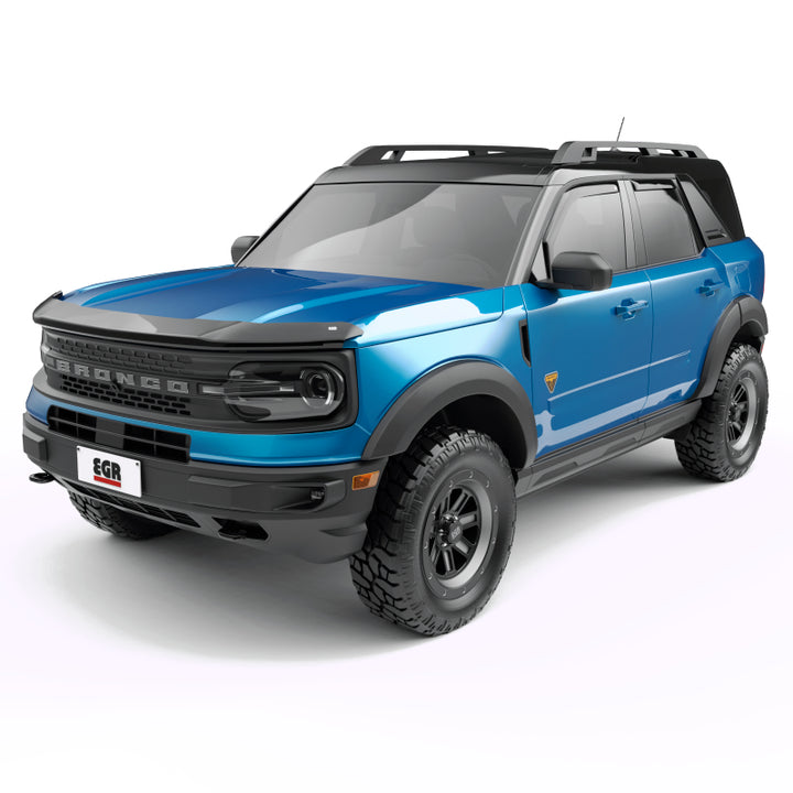 EGR 21-23 Ford Bronco Sport (Sport Utility) EGR Rugged Look Fender Flares (Set of 4) - Smooth Matte - Bull Strap