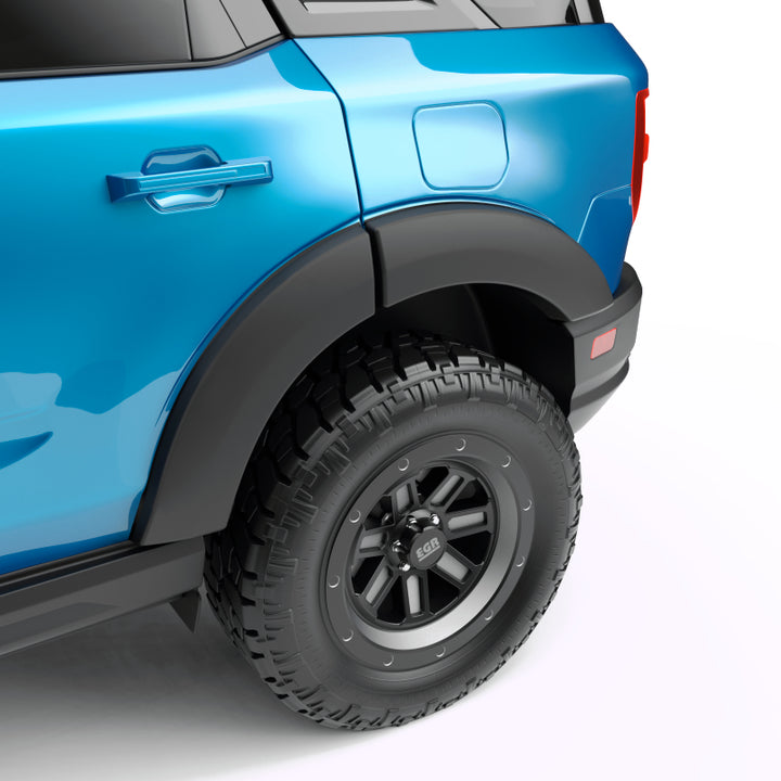 EGR 21-23 Ford Bronco Sport (Sport Utility) EGR Rugged Look Fender Flares (Set of 4) - Smooth Matte - Bull Strap