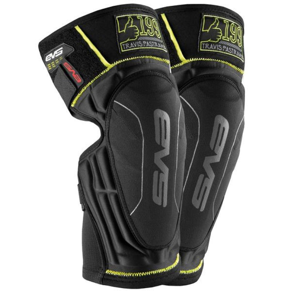 EVS TP 199 Lite Knee Guard Black-Large/XL - Bull Strap