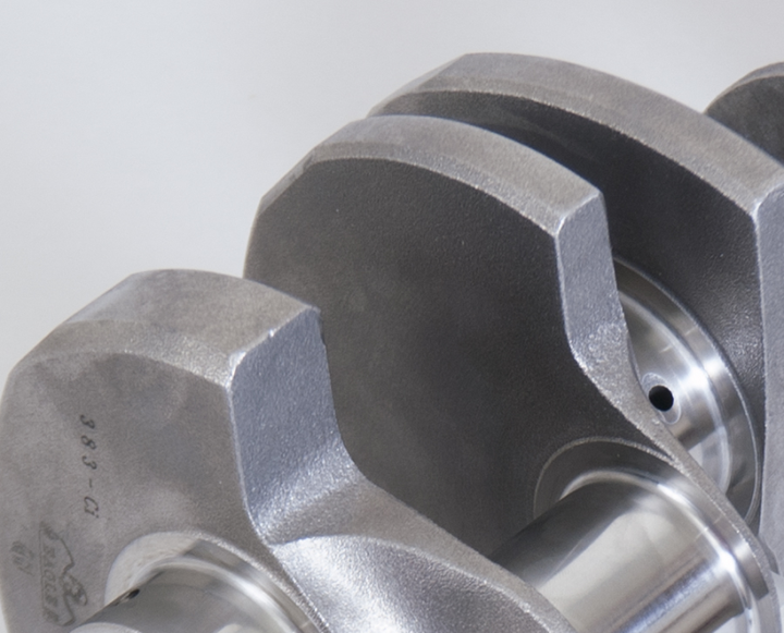 Eagle Chevrolet 305/350 Small Block 2pc Rear Seal 3.75in Stroke Internal Balance Cast Crank Shaft - Bull Strap