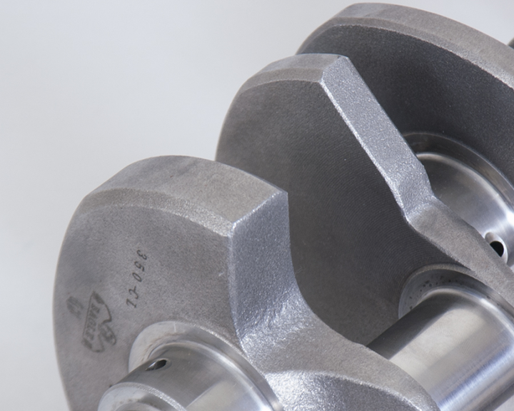 Eagle Chevrolet 350 1 Pc 3.480in Stroke Cast Crankshaft - Bull Strap