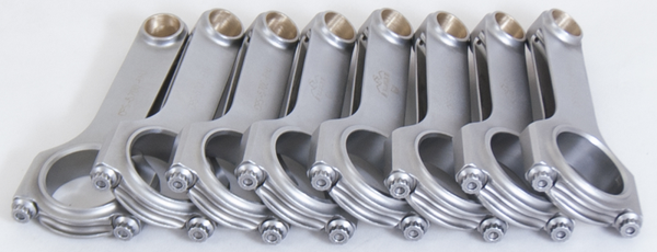 Eagle Toyota/Lexus UZFE V8 5.751 Inch H-Beam Connecting Rods w/ ARP 2000 Bolts (Set of 8) - Bull Strap