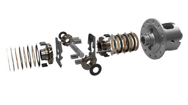 Eaton Posi Differential 30 Spline 1.32in Axle Shaft Diameter 2.73 & Up Ratio Fr/Rr 8.5in / Rr 8.6in - Bull Strap