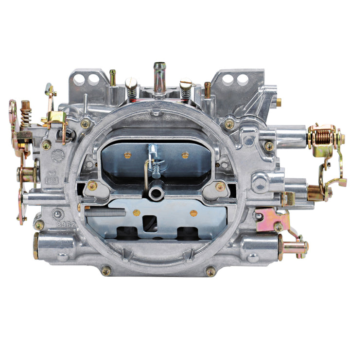 Edelbrock AVS2 500 CFM Carburetor w/Manual Choke Satin Finish (Non-EGR) - Bull Strap